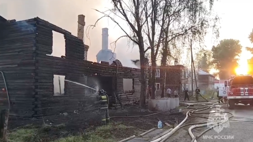 МЧС: в Красноярском крае локализовали крупный пожар