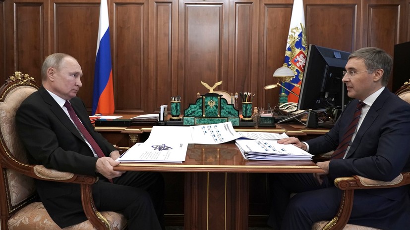 Путин и Фальков в ходе встречи обсудили проект СКИФ в наукограде Кольцово