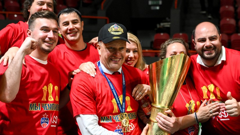 ЦСКА впервые за семь лет выиграл регулярный чемпионат и плей-офф Единой лиги