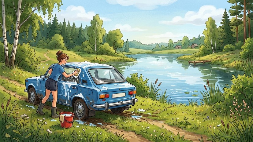 Юрист Измайлов: мойка машины у водоёма может обернуться несколькими штрафами