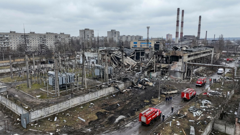 В Кривом Роге на Украине повреждён объект инфраструктуры