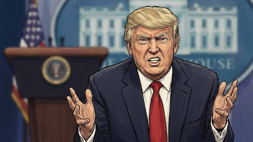 Трамп пригрозил Макрону пошлинами 100% на вино при сохранении цифрового налога