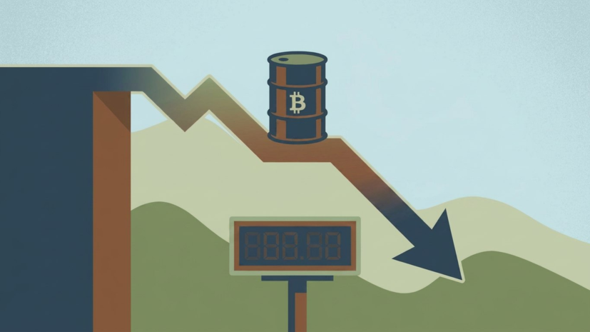Цена нефти марки Brent упала ниже $83 за баррель