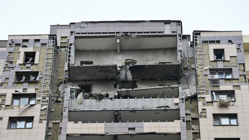 В Подмосковье 18 многоквартирных домов повреждены после атаки БПЛА ВСУ 18 июня