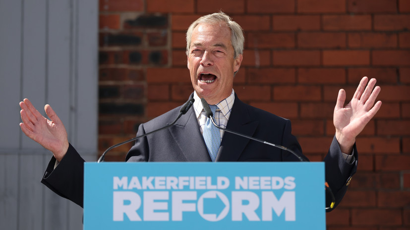 Лидер партии Reform UK Фарадж призвал провести всеобщие выборы в Британии