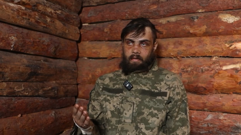 Пленный боевик ВСУ Мелешко: инструкторы стреляли нам под ноги из пистолета