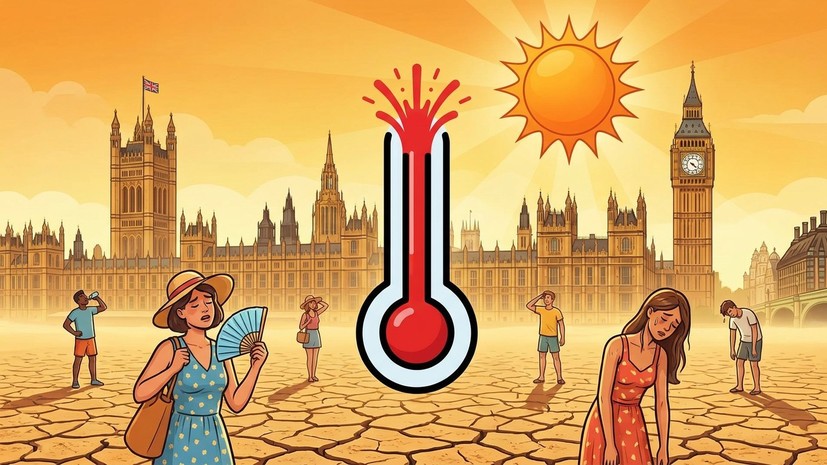 В Великобритании зафиксирована рекордная жара в 36 °C
