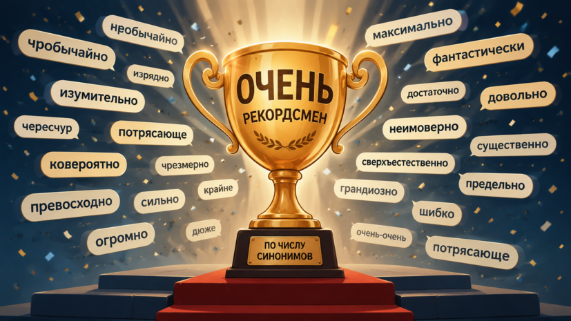 Эксперт Ольховская: слово «очень» оказалось рекордсменом по числу синонимов