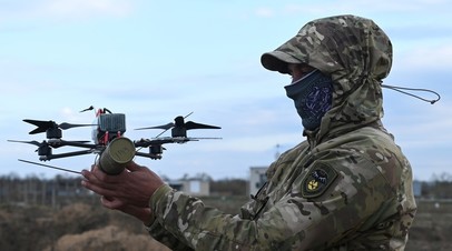 РИА Новости: дрон ВС России уничтожил гаубицу «Бог