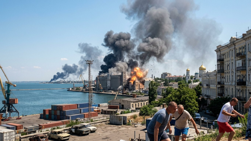 «СТРАНА.ua»: в Одессе зафиксирован прилёт баллистики