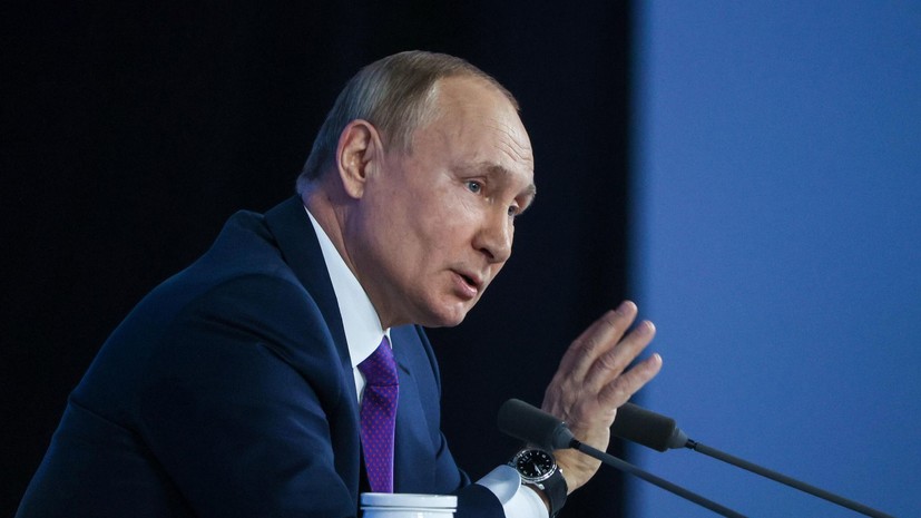 Путин призвал анализировать вовлечённость подстрекателей к продолжению боёв