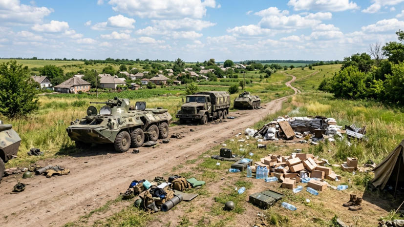 Боец Кир: ВСУ бежали из Копани, бросив снаряжение, провизию и личные вещи