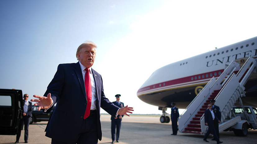 Эрдоган лично встретил Трампа в аэропорту Анкары