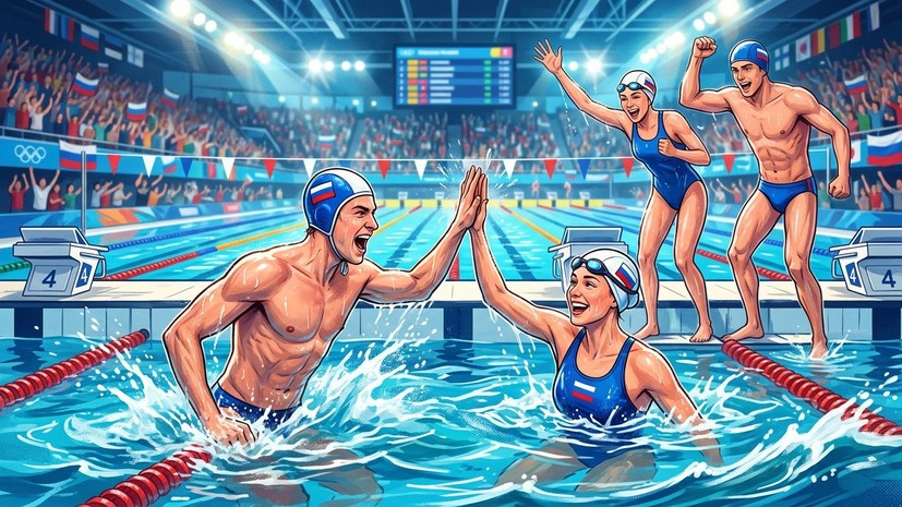 Российские пловцы на чемпионате Европы установили новый юниорский рекорд мира в эстафете