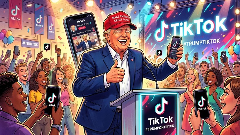 Трамп заявил, что он «номер один в TikTok»