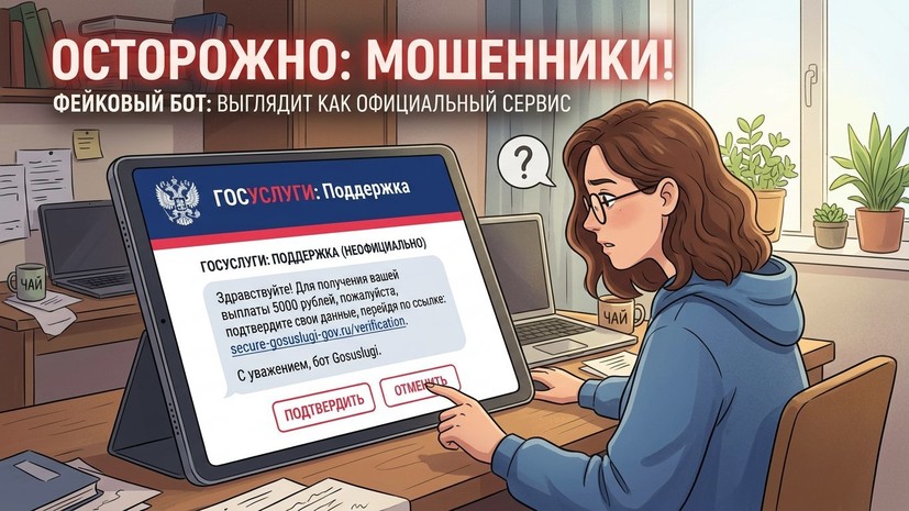 Россиянам объяснили, как отличить официальный бот от фейка