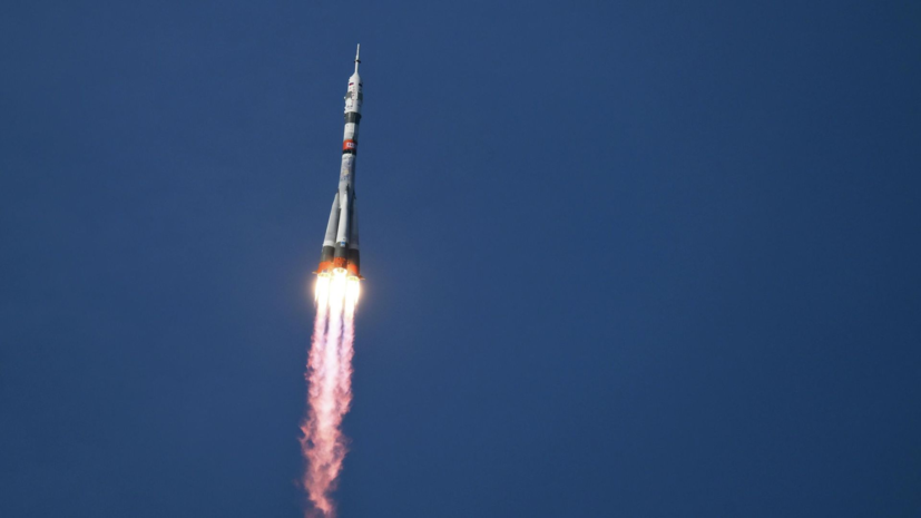 Ракету с кораблём «Союз МС-29» установили на старт на Байконуре