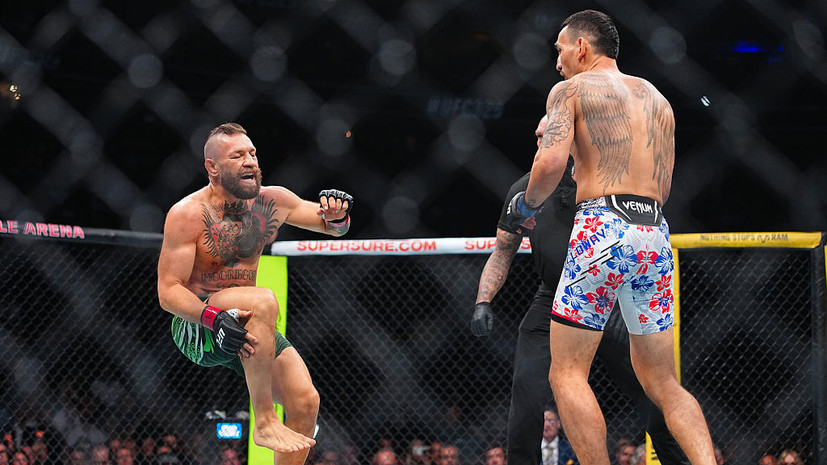 Холлоуэй молится за здоровье Макгрегора после поединка на турнире UFC 329