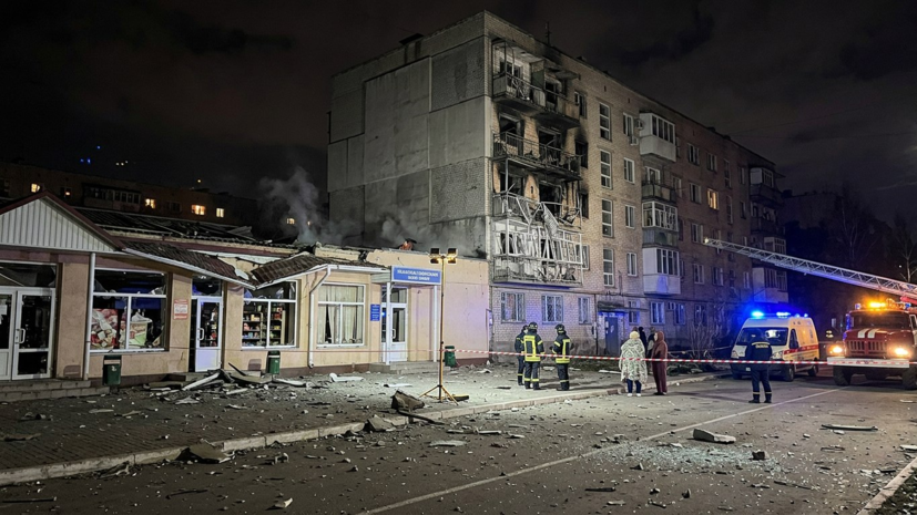 ВСУ ночью атаковали супермаркет, библиотеку и дом в Энергодаре