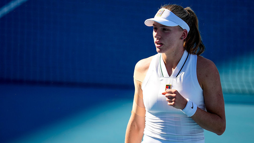 Корнеева во второй раз в карьере вышла в полуфинал турнира WTA