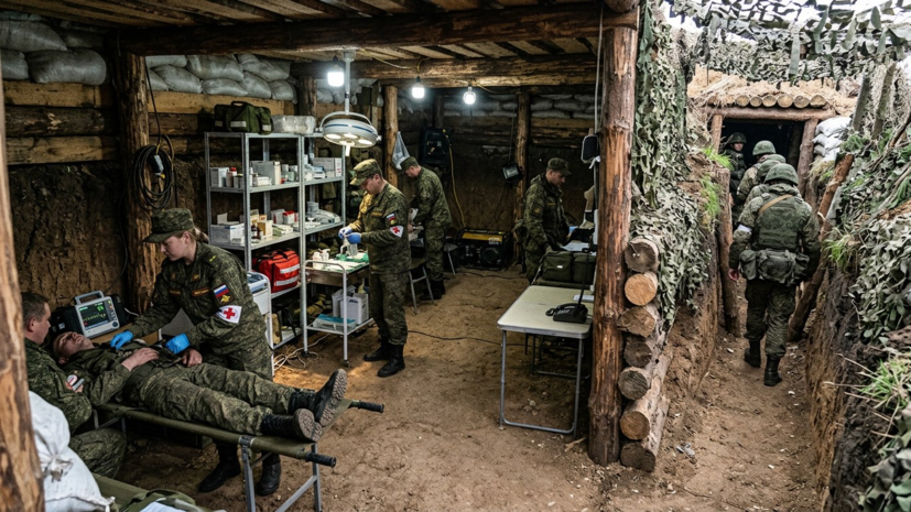 Врачи &laquo;Центра&raquo; развернули полевой подземный медпункт в тыловом районе СВО