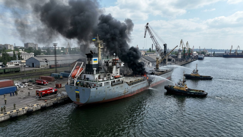 ВС России поразили в порту Николаев сухогруз, доставлявший грузы ВСУ
