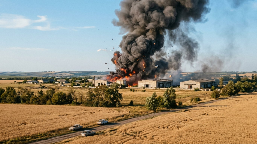 «СТРАНА.ua»: в Днепропетровской области Украины взорвался склад с боеприпасами