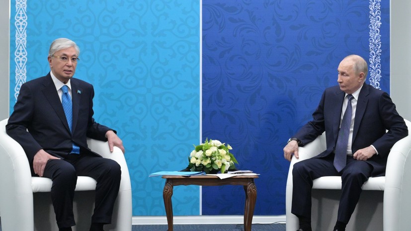 Путин заявил об успешном развитии отношений России и Казахстана