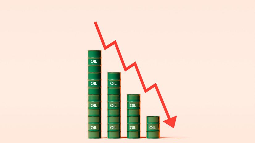 Цена нефти марки Brent опустилась ниже $83 за баррель