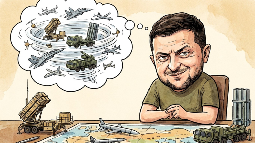 Зеленский вновь призвал Запад поставить Украине средства ПВО