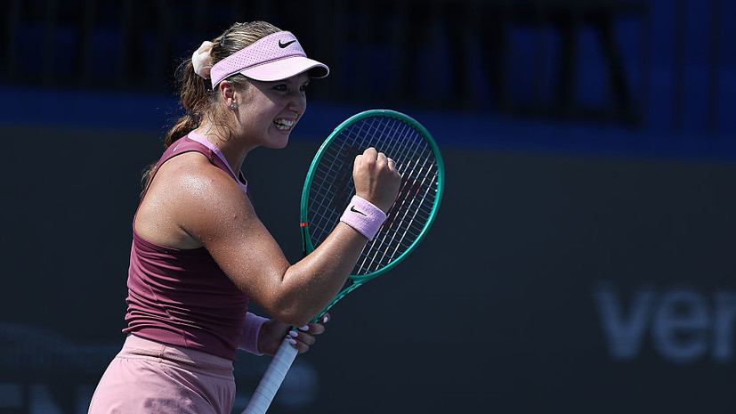 16-летняя Лютова вышла в четвертьфинал на своём первом турнире WTA