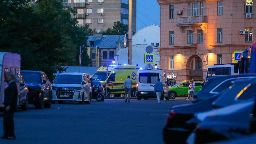 В районе Кудринской площади в Москве произошёл взрыв
