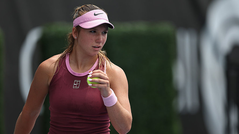 16-летняя Лютова вышла в финал на первом турнире WTA в карьере