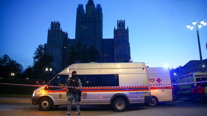 НАК: в ресторане на Кудринской площади в Москве сработало взрывное устройство
