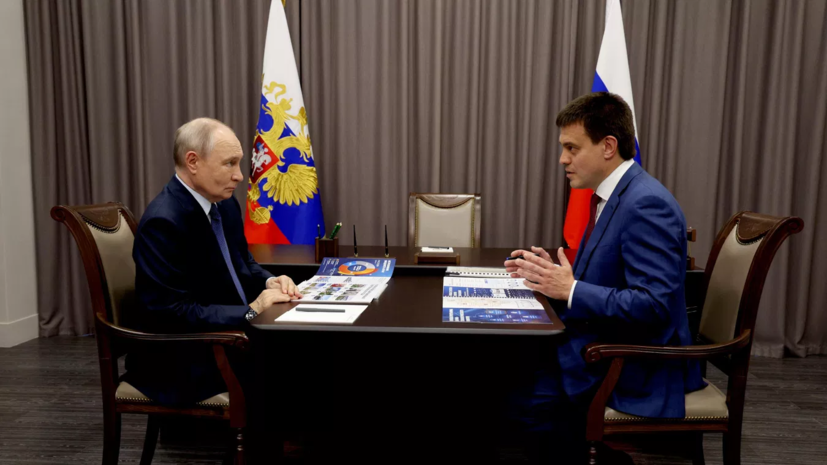 Губернатор Красноярского края доложил Путину о готовности метро в регионе
