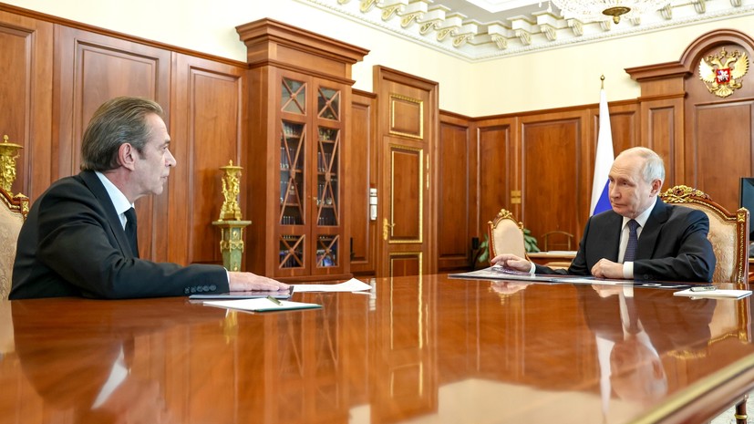 Путин встретился с Владимиром Машковым
