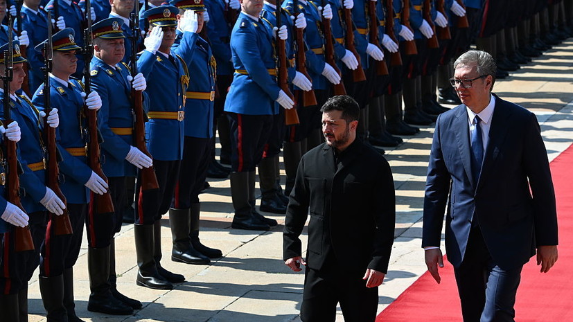 Вучич заявил, что не обсуждал с Зеленским военное сотрудничество