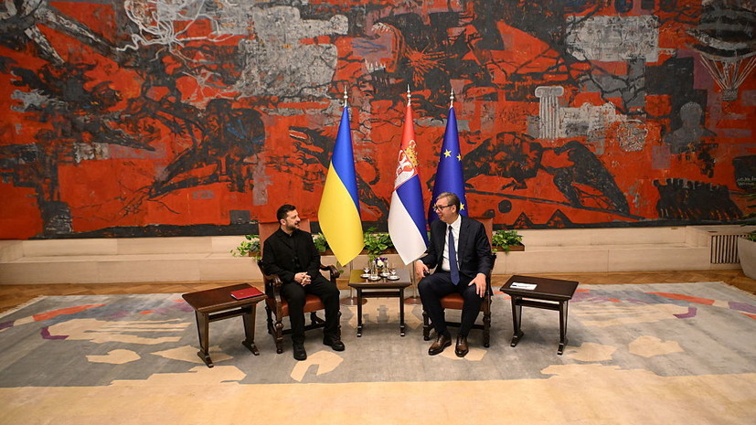 Христофору: Зеленский на конференции с Вучичем оправдывался за провалы Украины