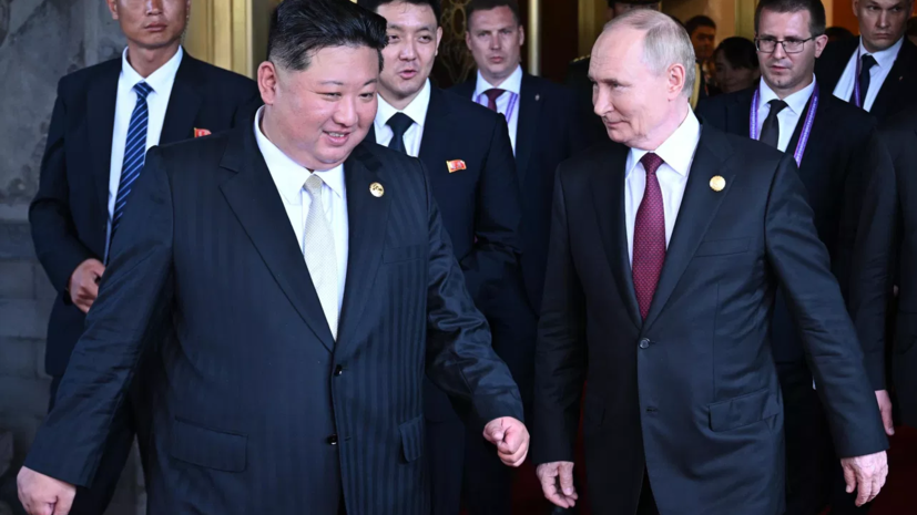Путин направил Ким Чен Ыну телеграмму с поздравлением с Днём освобождения КНДР