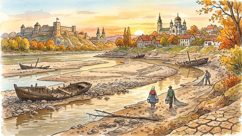 В Сербии заявили о минимальном за 100—150 лет уровне воды в Дунае