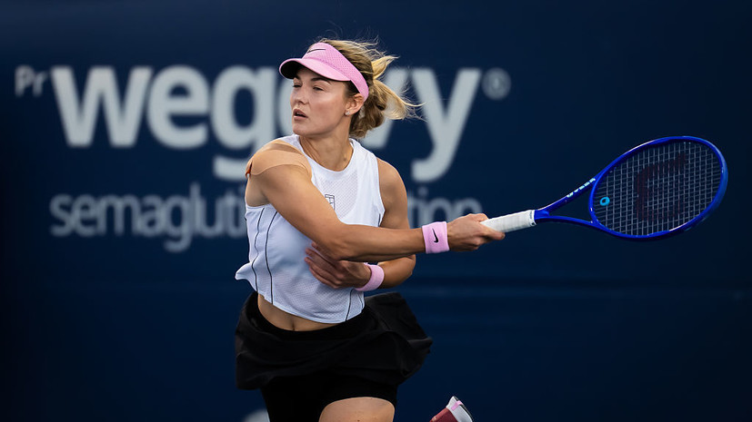 Калинская вышла в третий круг турнира WTA в Цинциннати