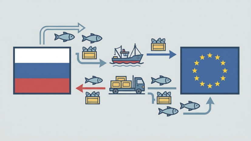 Евростат: поставки российской рыбы в ЕС выросли в 1,7 раза за месяц