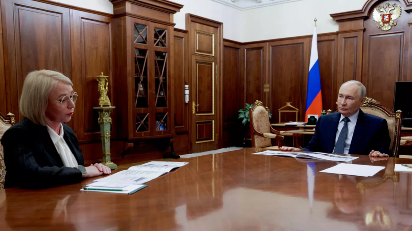 Путин принимает в Кремле губернатора Ненецкого автономного округа