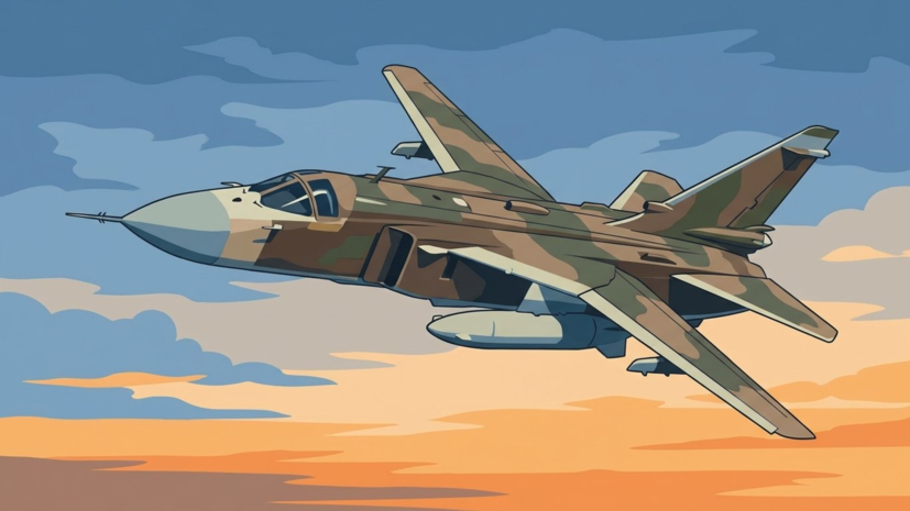 На Украине заявили, что Су-24М мог разбиться из-за столкновения с птицей
