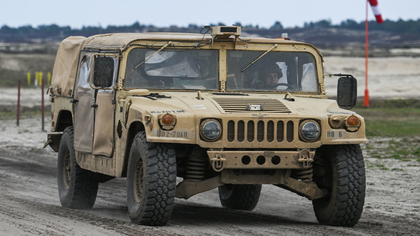 Российские военные уничтожили американский HMMWV ВСУ в Сумской области