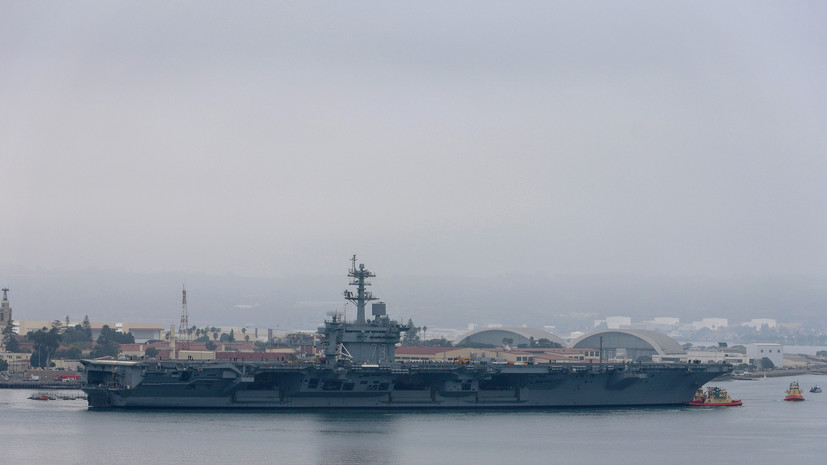 Авианосец USS George Washington прибыл на Ближний Восток