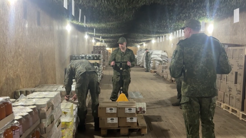 МО России показало работу подразделения материально-технического обеспечения ВС
