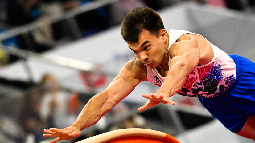Гимнаст Усачёв завоевал серебро чемпионата Европы в опорном прыжке