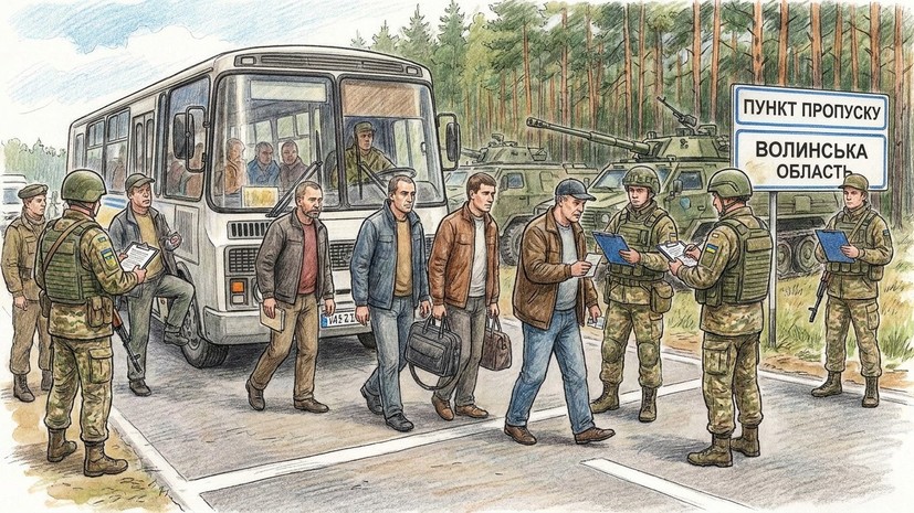 Шкльода: украинцев в Волынской области мобилизуют после пересечения границы