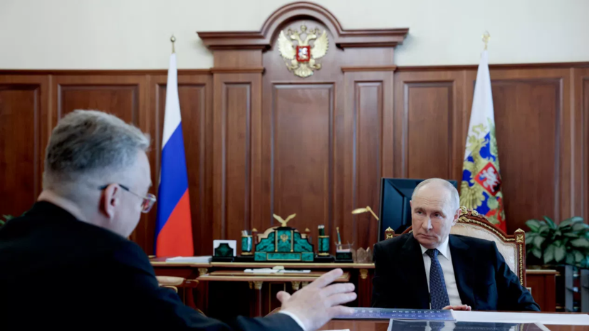 Путин обсудил с губернатором Ставропольского края развитие сельского хозяйства